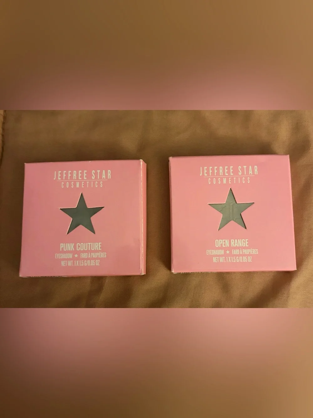 2 New Jeffree Star Eyeshadows Punk Couture & Open Range